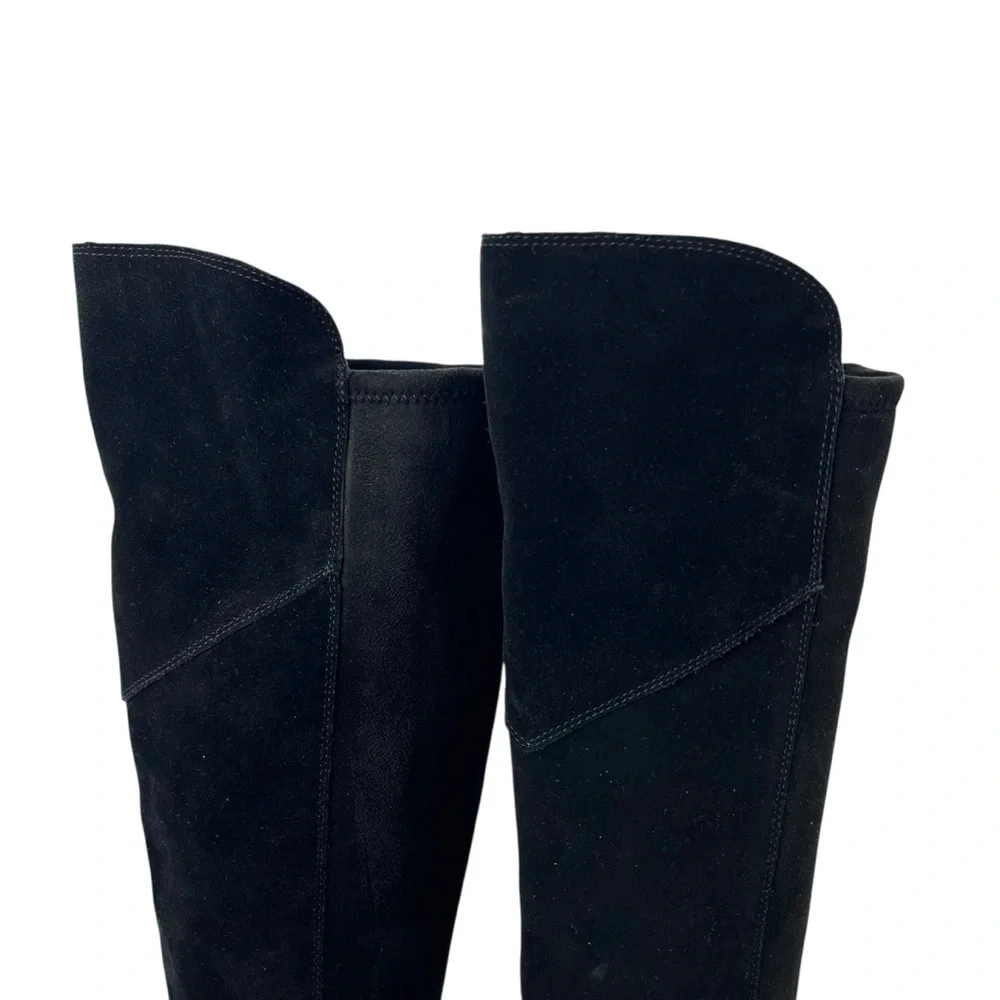 Lucky brand Black genuine, leather suede‎ Over-the-Knee Boots size 9 1/2
